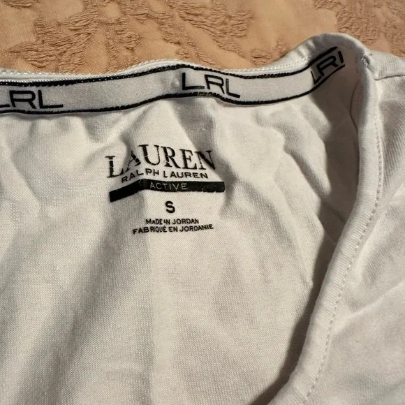 Ralph Lauren matching black and white tank, sweatpants, and jacket workout set - Picture 4 of 8